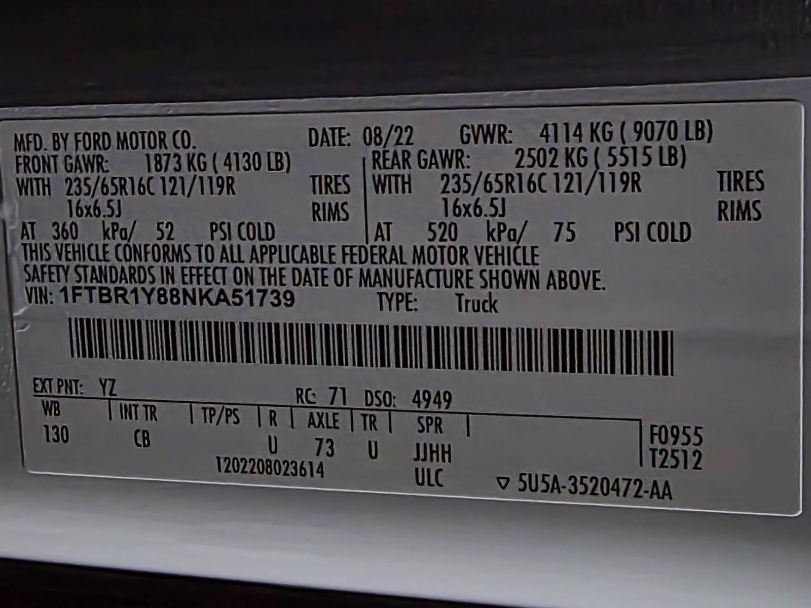 Used 2022 Ford Transit 250 Low Roof Empty Cargo Van - photo 34