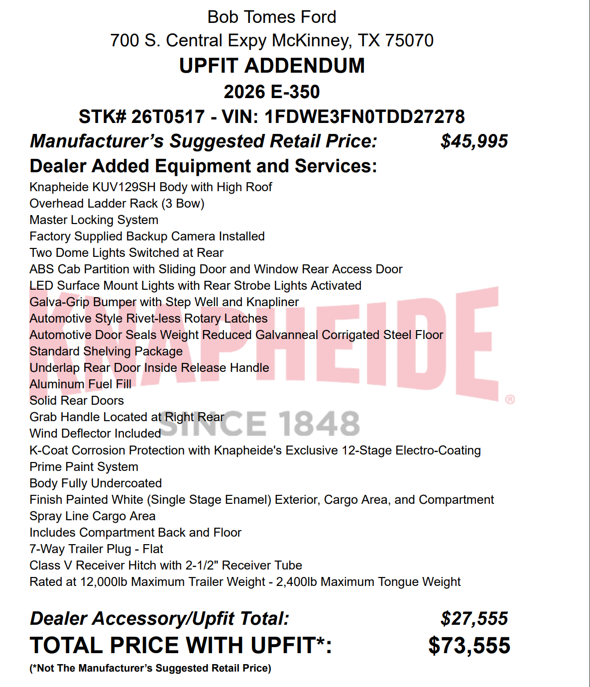 New 2026 Ford E-350 Cutaway - photo 22