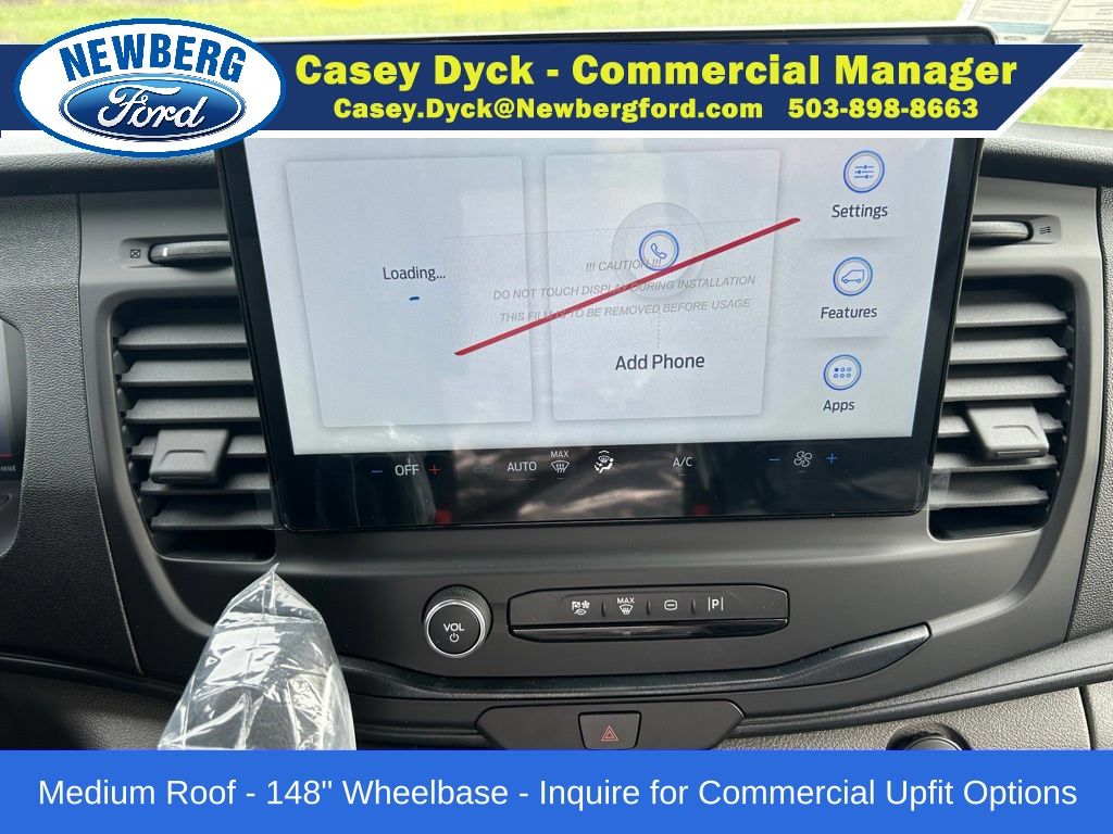 New 2026 Ford Transit 250 Medium Roof Empty Cargo Van - photo 12