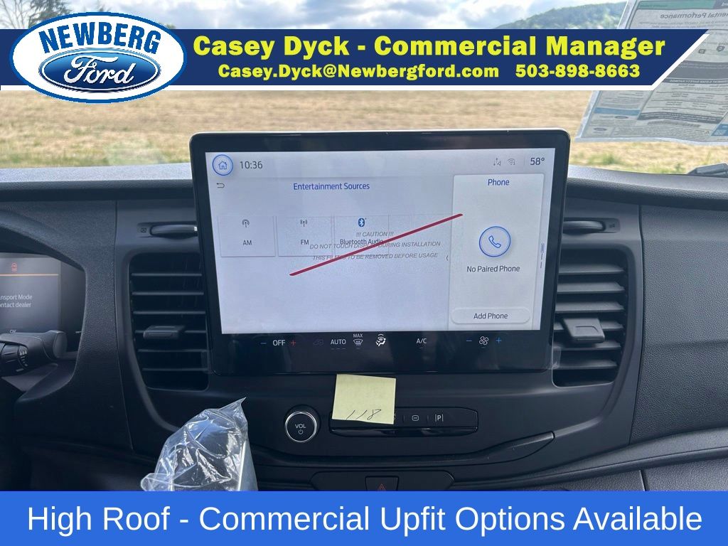 New 2026 Ford Transit 250 High Roof Empty Cargo Van - photo 13