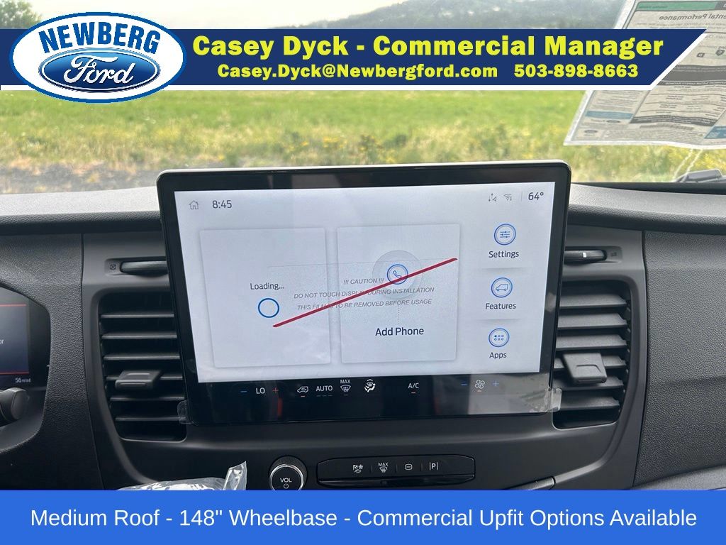 New 2026 Ford Transit 250 Medium Roof Empty Cargo Van - photo 13