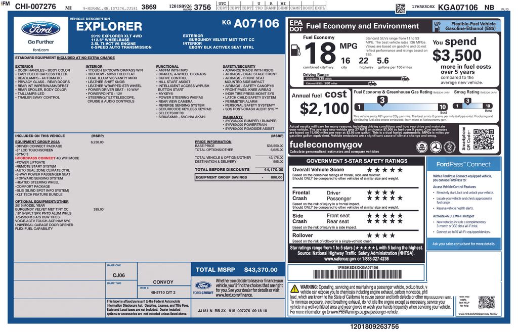 Used 2019 Ford Explorer XLT - photo 19