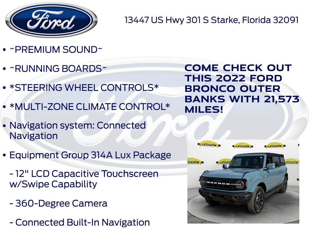 Used 2022 Ford Bronco Outer Banks - photo 4