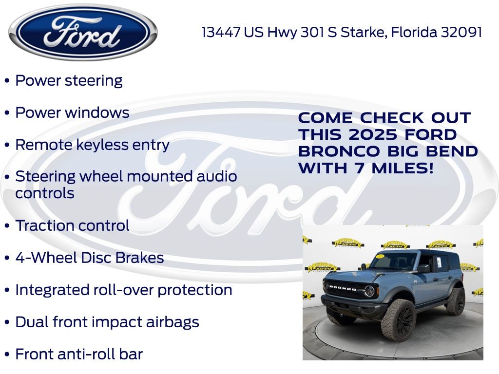 New 2025 Ford Bronco Big Bend - photo 18