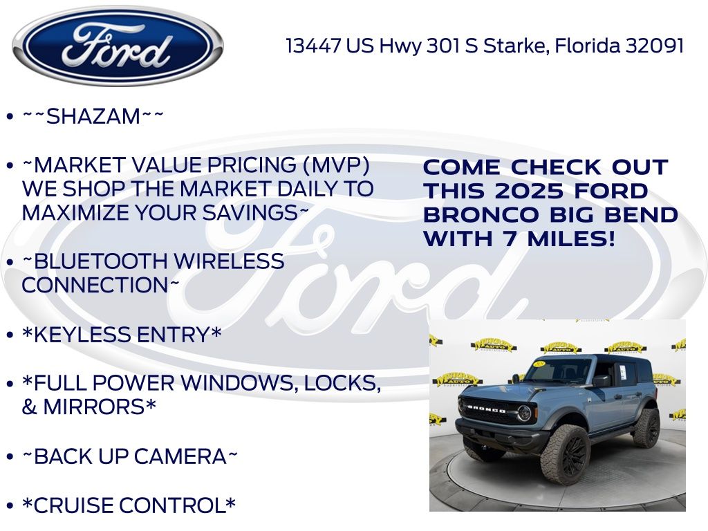 New 2025 Ford Bronco Big Bend - photo 5