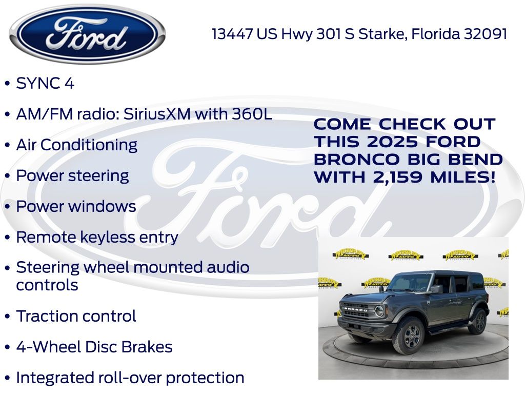 New 2025 Ford Bronco Big Bend - photo 18