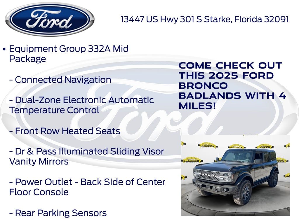New 2025 Ford Bronco Badlands - photo 14