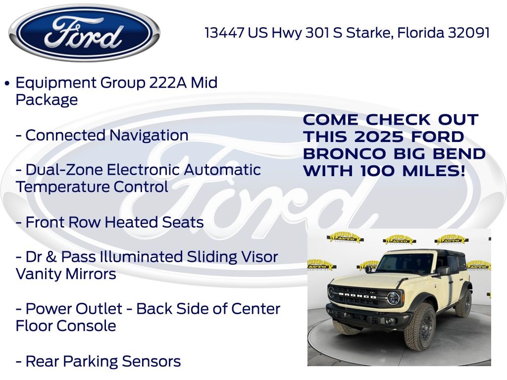 New 2025 Ford Bronco Big Bend - photo 14