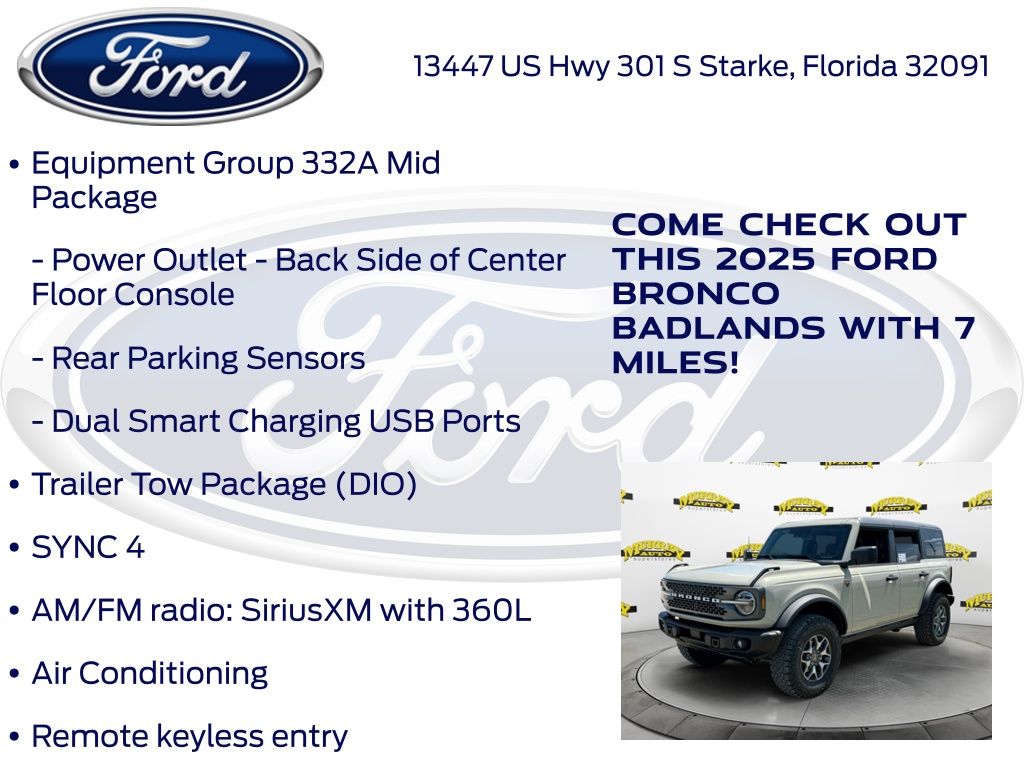New 2025 Ford Bronco Badlands - photo 35