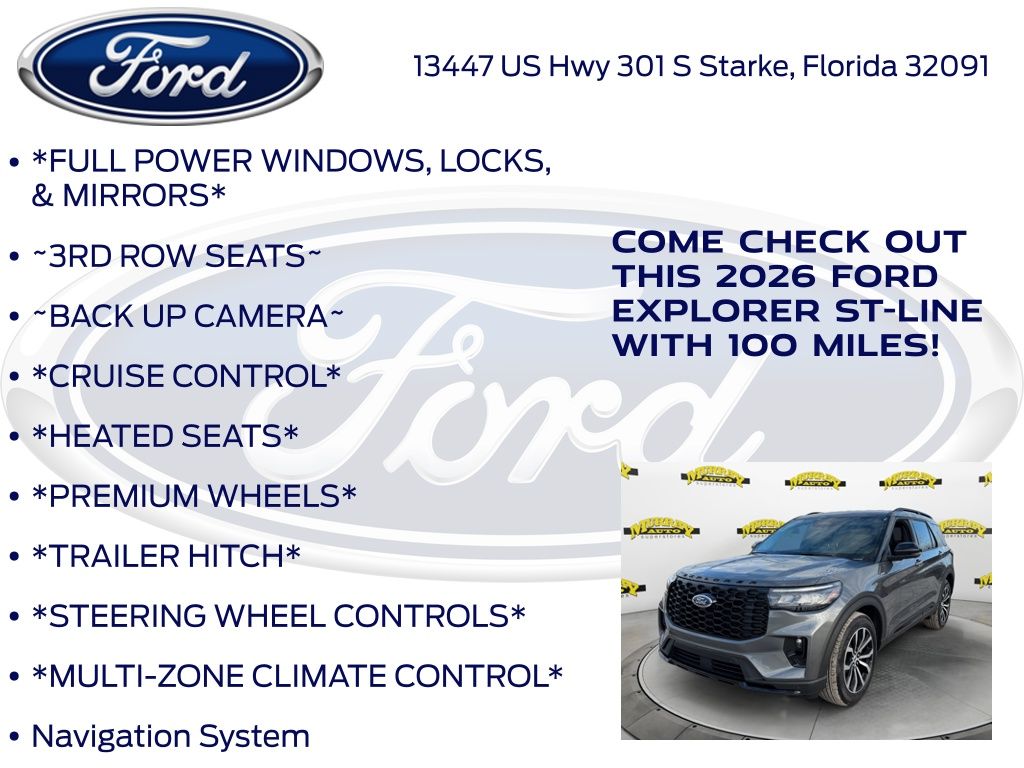 New 2026 Ford Explorer ST-Line - photo 10