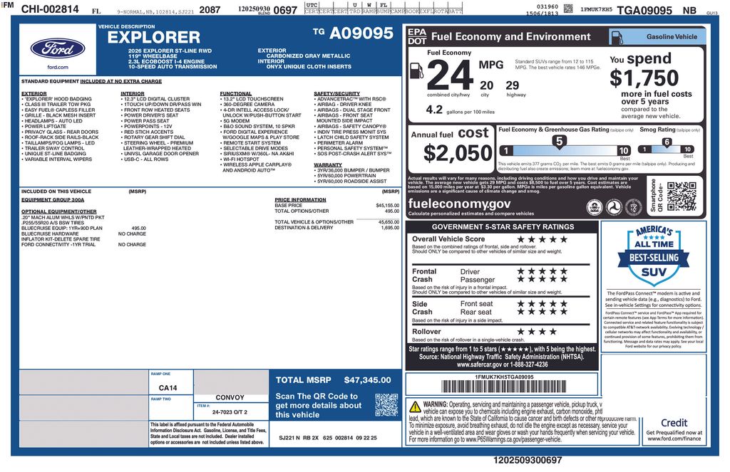 New 2026 Ford Explorer ST-Line - photo 36