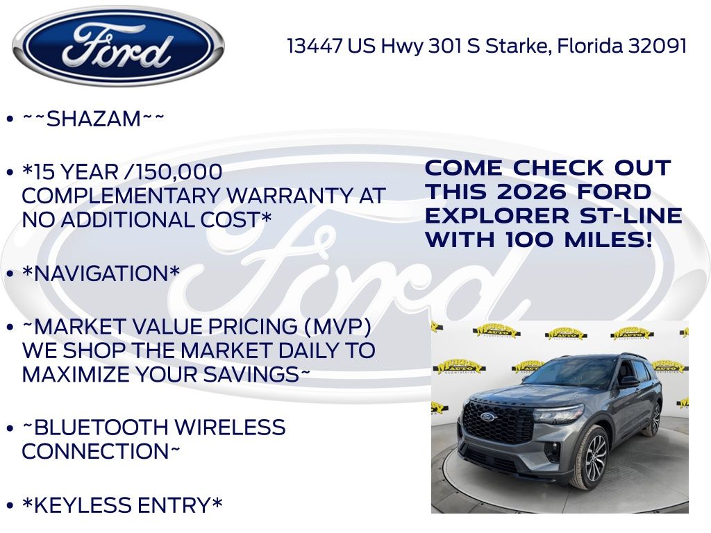 New 2026 Ford Explorer ST-Line - photo 5