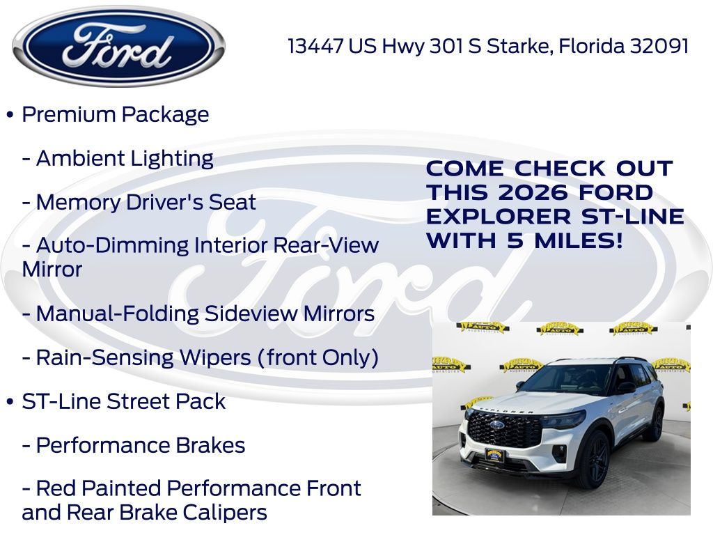 New 2026 Ford Explorer ST-Line - photo 18