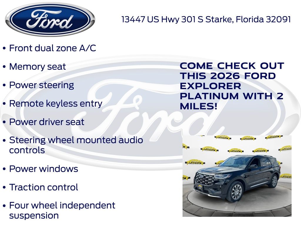 New 2026 Ford Explorer Platinum - photo 22