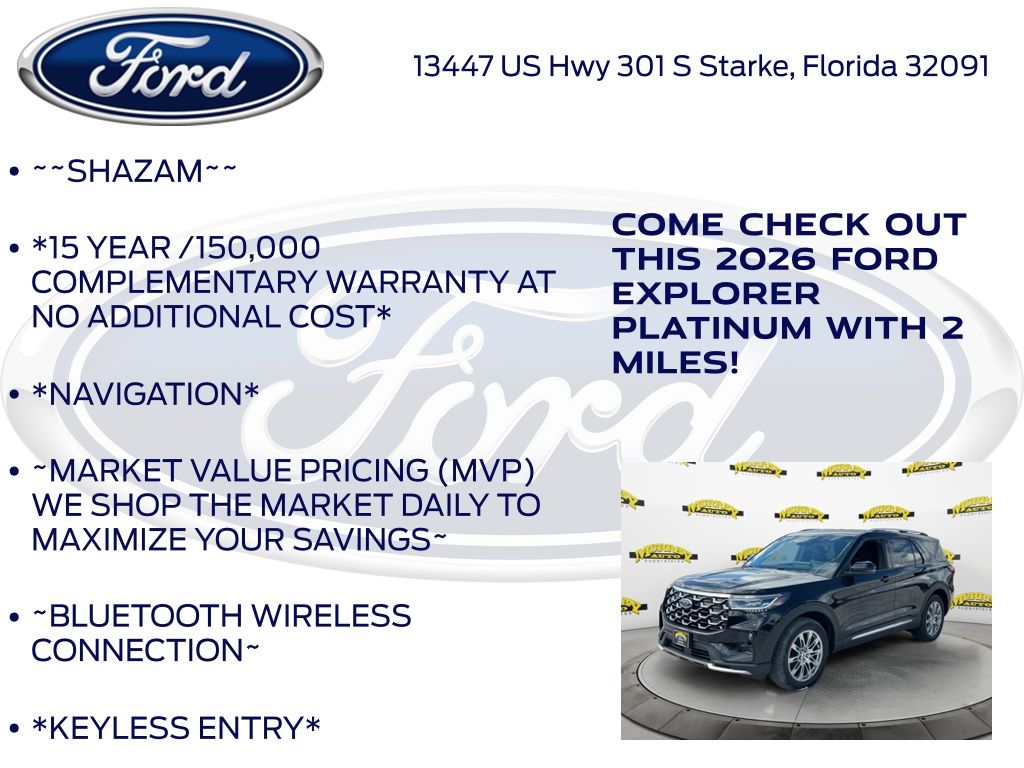 New 2026 Ford Explorer Platinum - photo 5