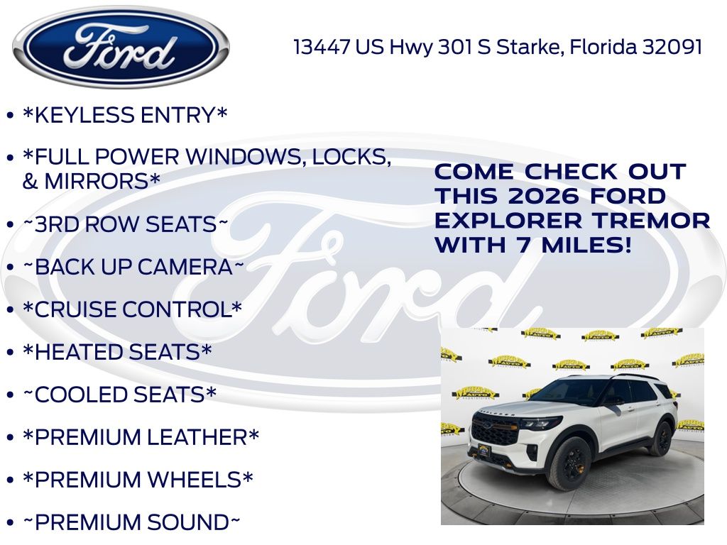 New 2026 Ford Explorer Tremor - photo 10
