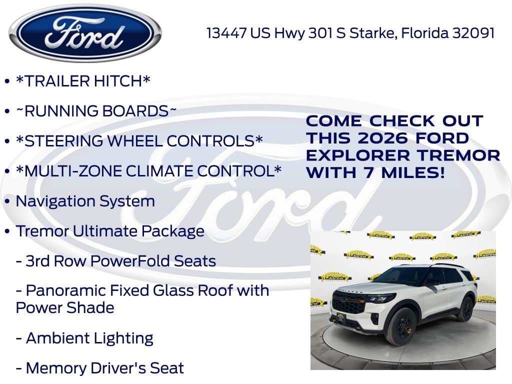 New 2026 Ford Explorer Tremor - photo 15