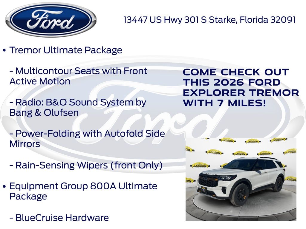 New 2026 Ford Explorer Tremor - photo 20