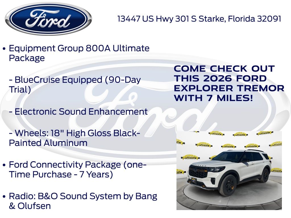 New 2026 Ford Explorer Tremor - photo 25