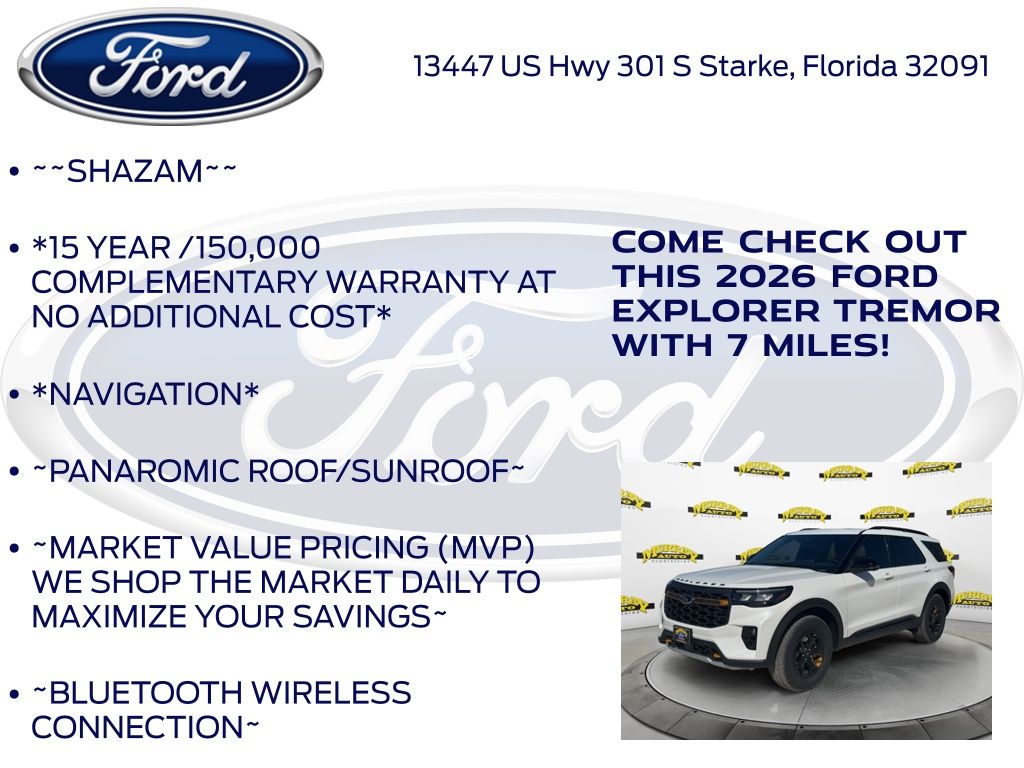 New 2026 Ford Explorer Tremor - photo 5