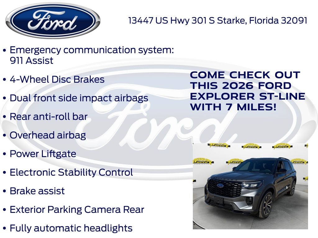 New 2026 Ford Explorer ST-Line - photo 27