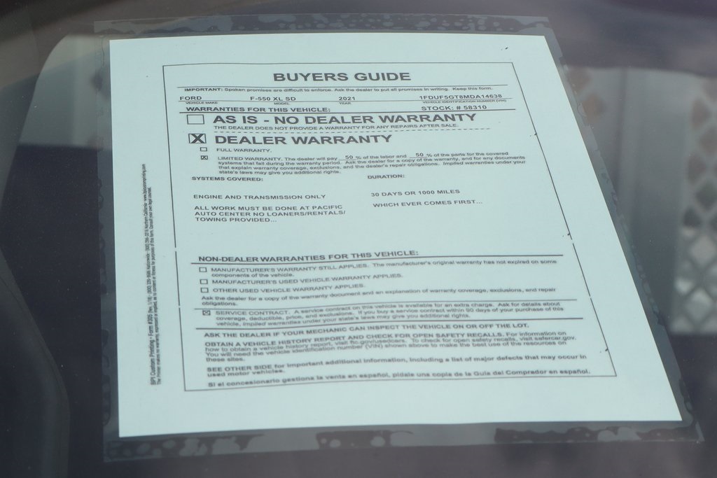 Used 2021 Ford F-550 Regular Cab Cab Chassis - photo 54