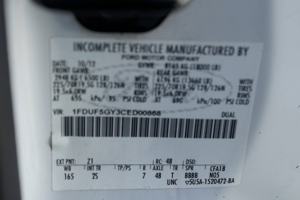 Used 2012 Ford F-550 Regular Cab Cab Chassis - photo 47