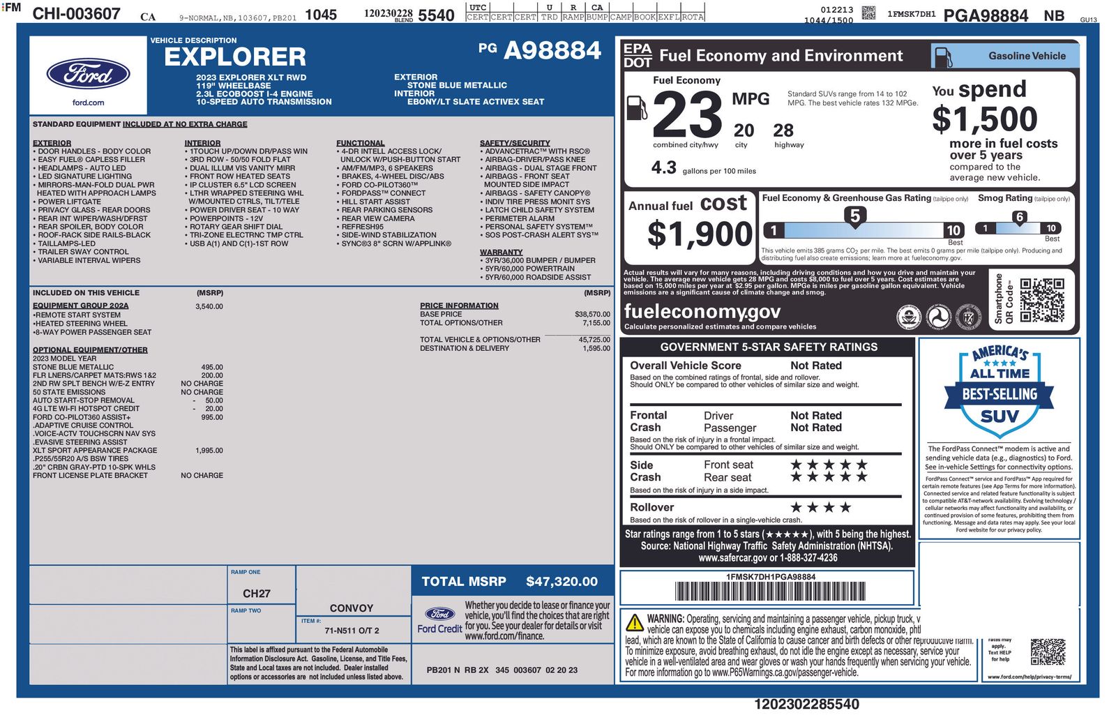 Used 2023 Ford Explorer XLT - photo 3