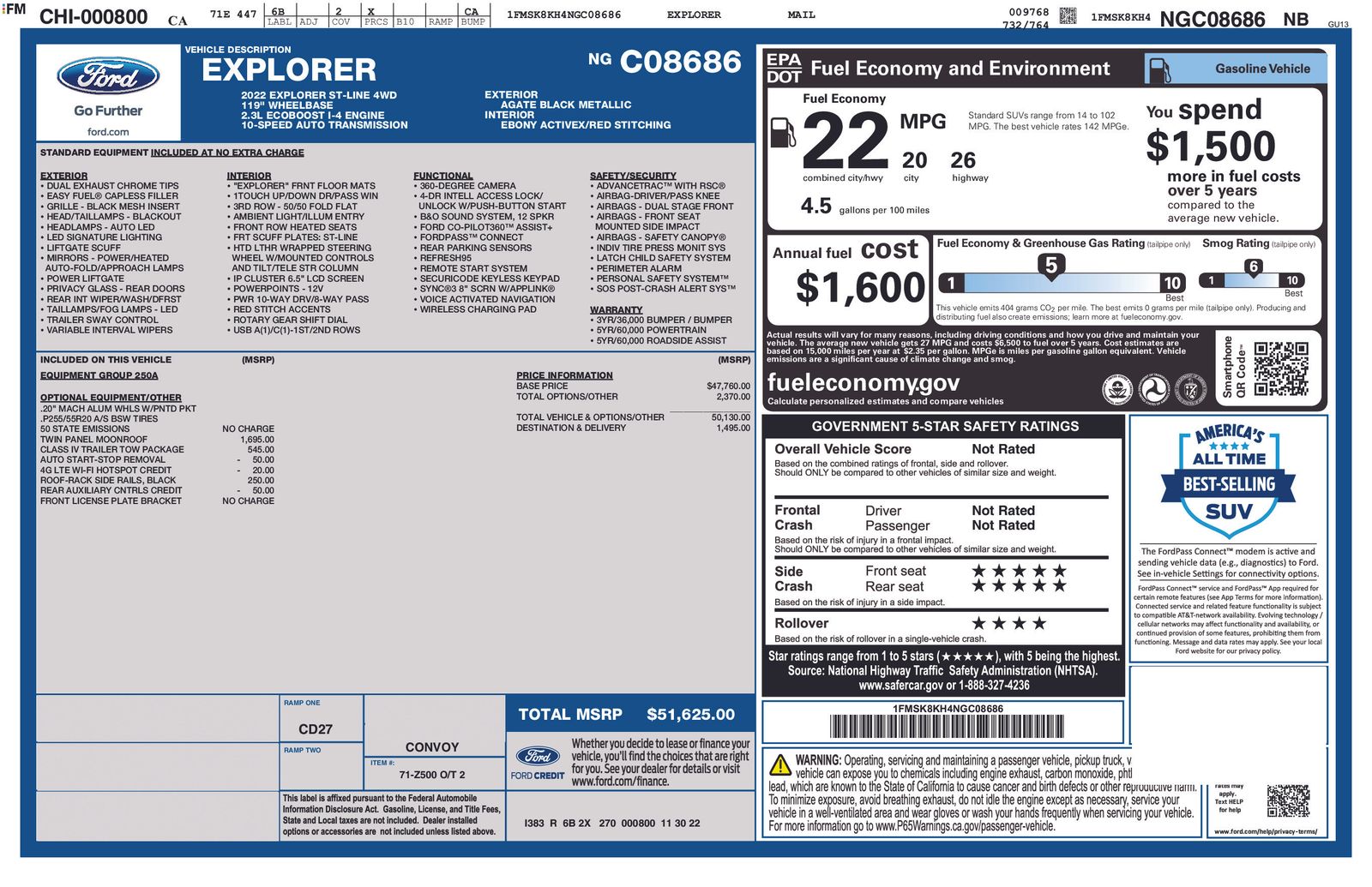 Used 2022 Ford Explorer ST-Line - photo 3