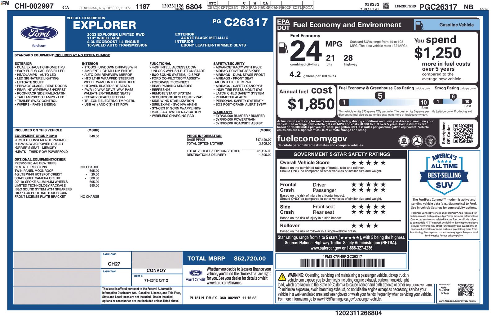 Used 2023 Ford Explorer Limited - photo 3