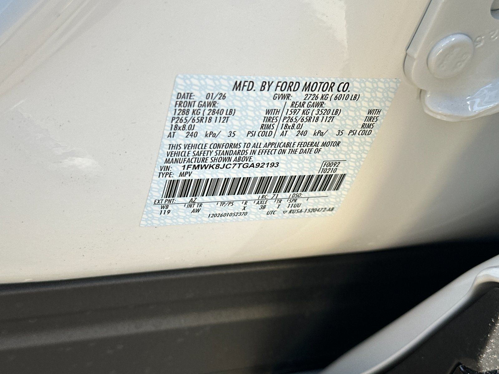 New 2026 Ford Explorer Tremor - photo 35