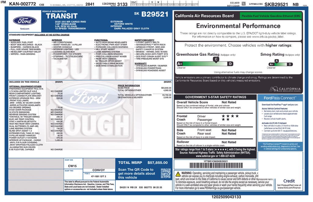 New 2025 Ford Transit 250 - photo 2