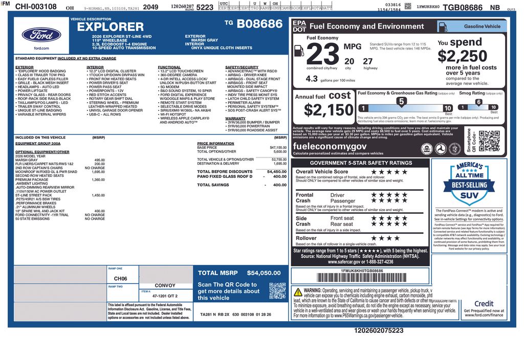New 2026 Ford Explorer ST-Line - photo 27