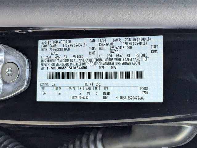 New 2025 Ford Escape ST-Line - photo 28