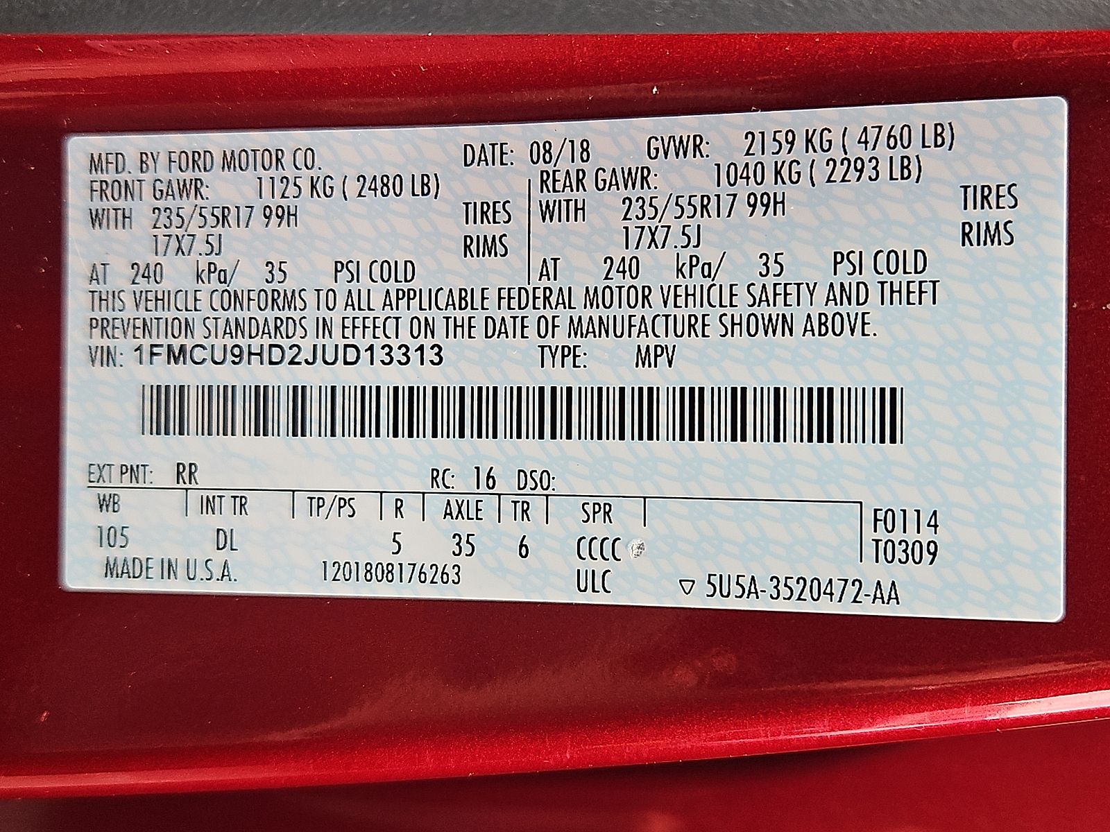 Used 2018 Ford Escape SEL - photo 7