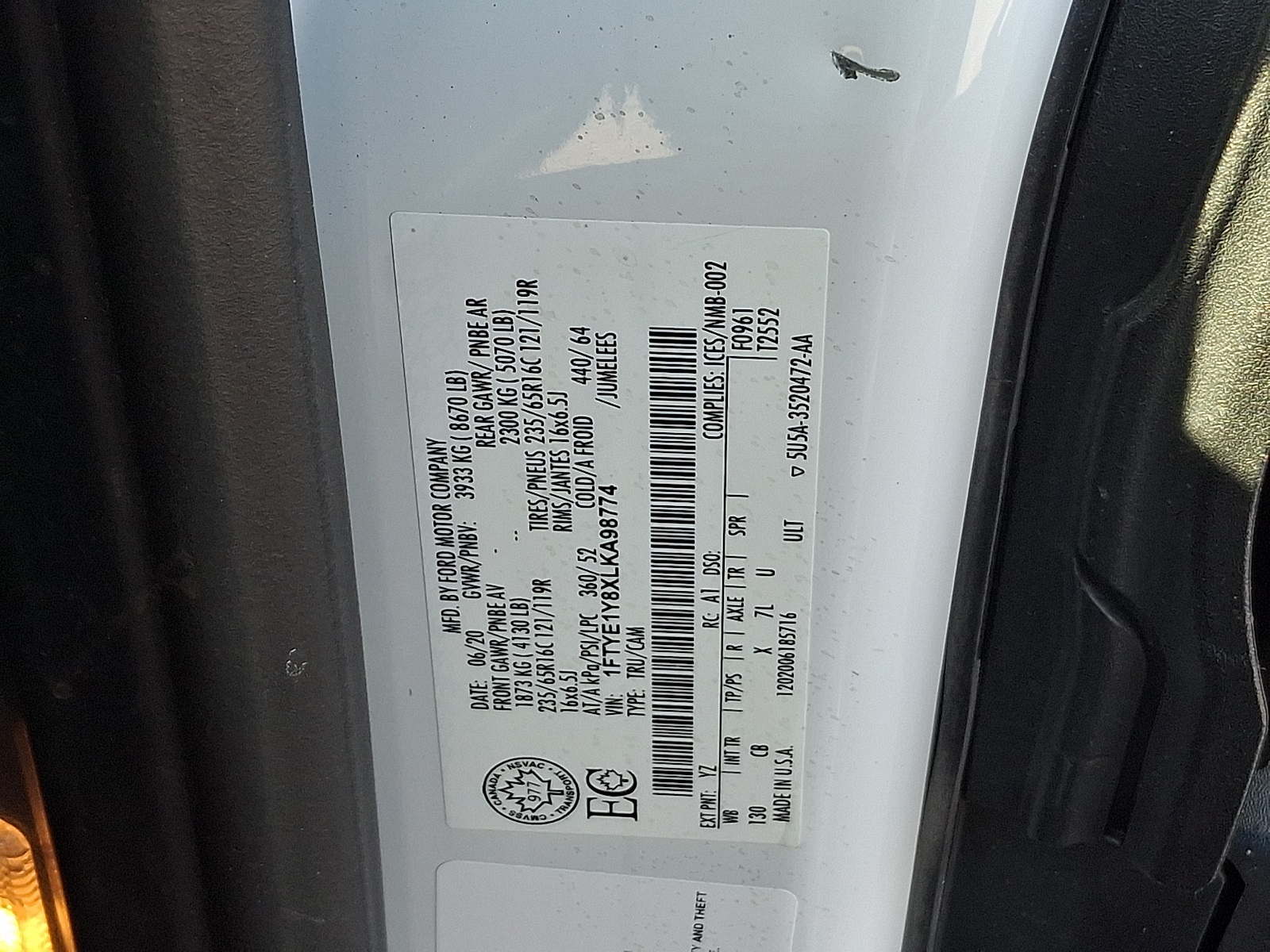 Used 2020 Ford Transit 150 Low Roof Empty Cargo Van - photo 11