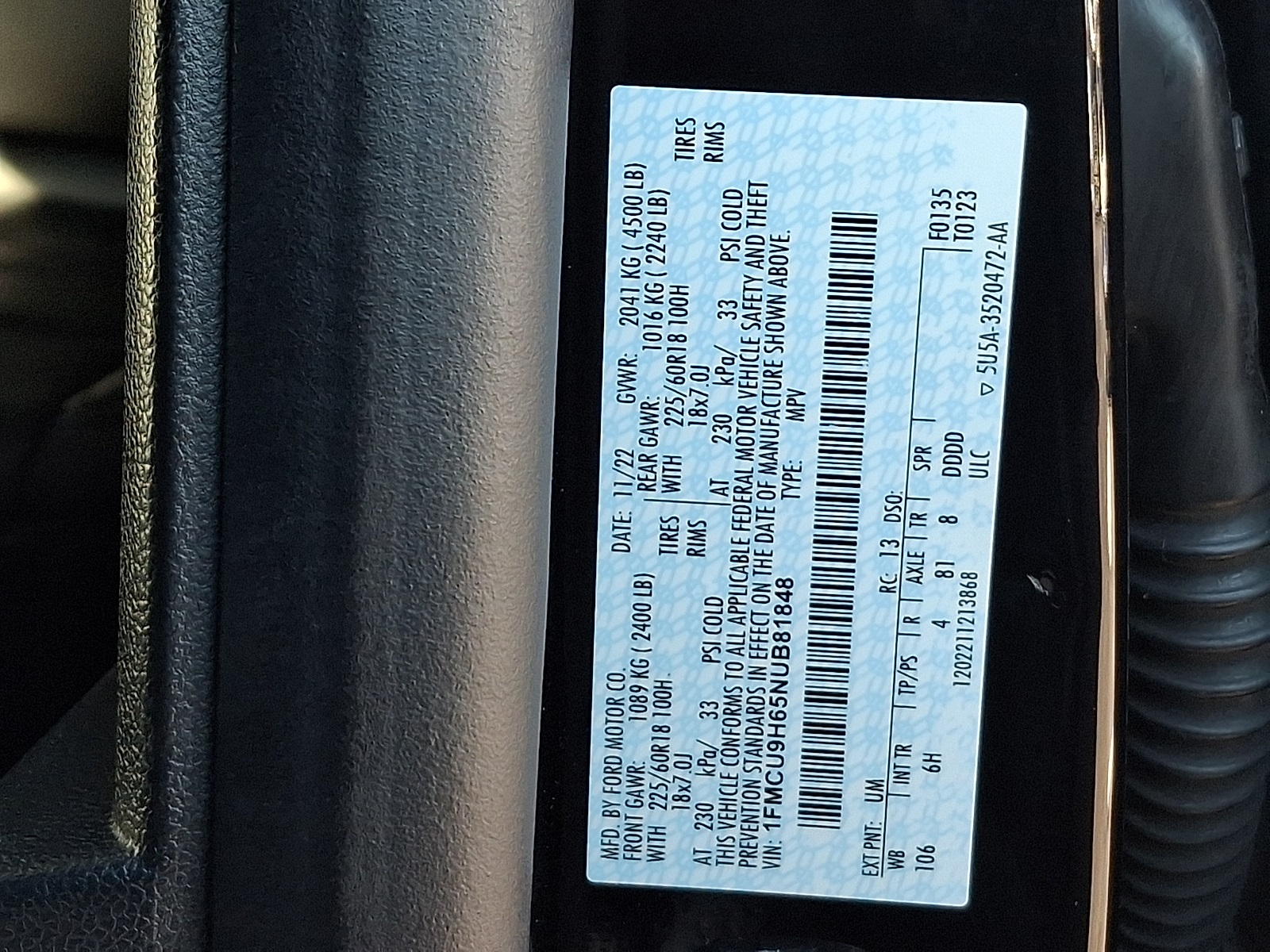 Used 2022 Ford Escape SEL - photo 8