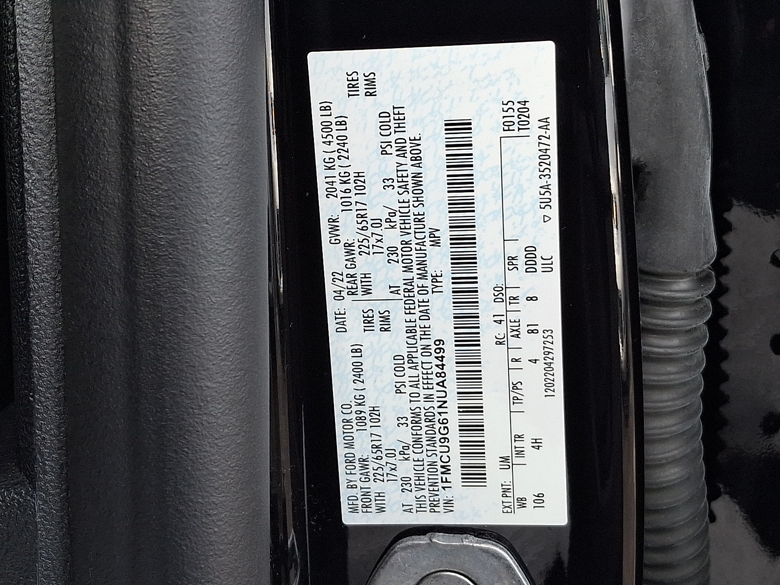 Used 2022 Ford Escape SE - photo 8