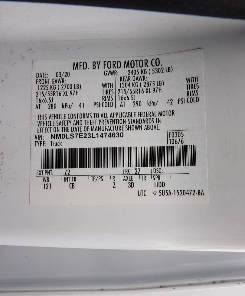 Used 2020 Ford Transit Connect Empty Cargo Van - photo 18