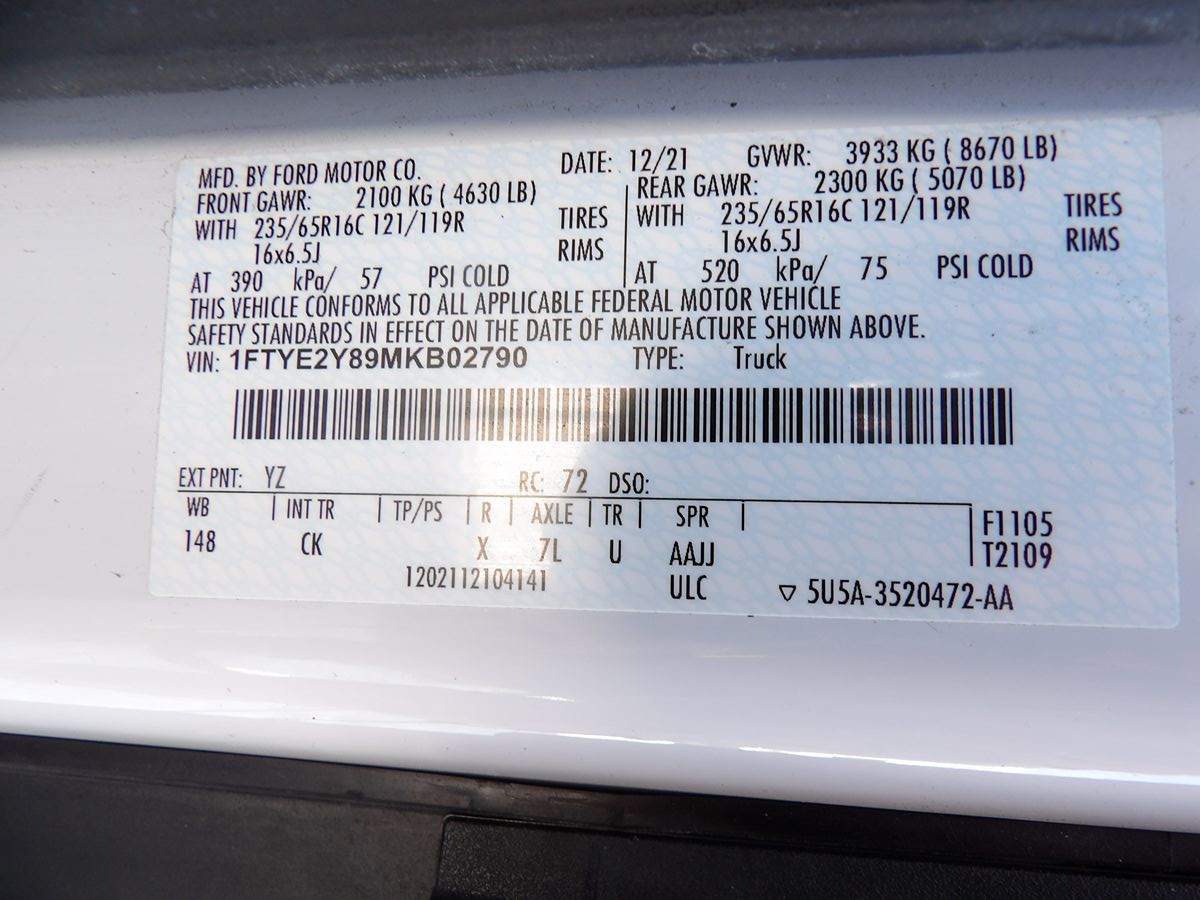 Used 2021 Ford Transit 150 Low Roof Empty Cargo Van - photo 42