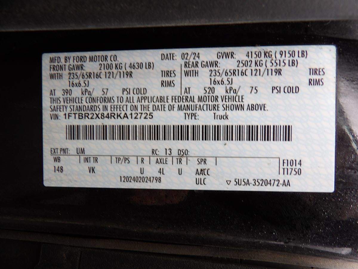 Used 2024 Ford Transit 250 High Roof Empty Cargo Van - photo 13