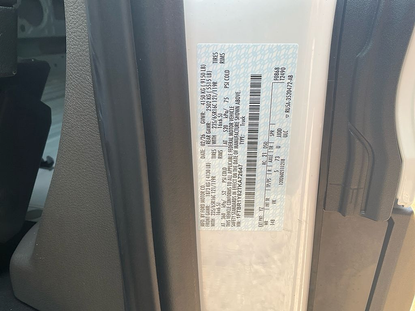 New 2026 Ford Transit 250 Low Roof Empty Cargo Van - photo 16