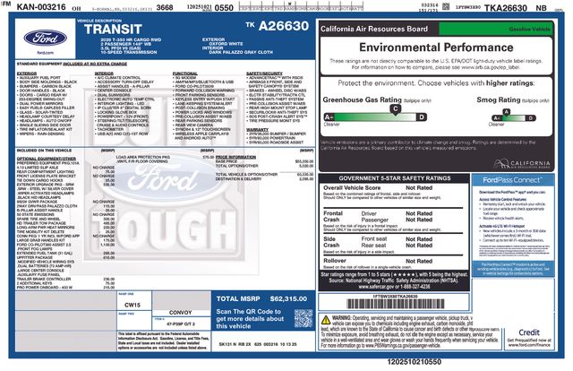 New 2026 Ford Transit 350 High Roof Empty Cargo Van - photo 8