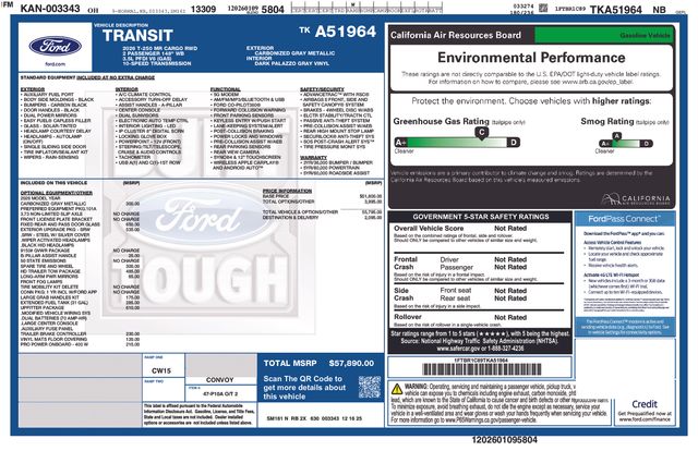 New 2026 Ford Transit 250 Medium Roof Empty Cargo Van - photo 28