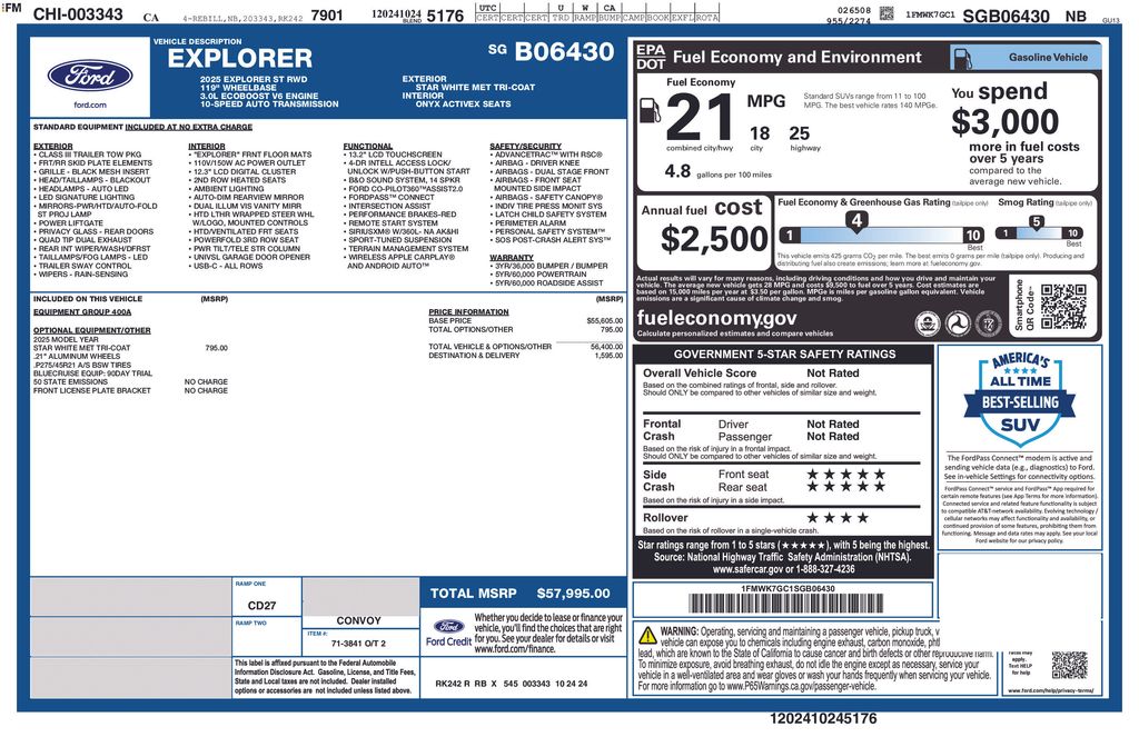 Used 2025 Ford Explorer - photo 2